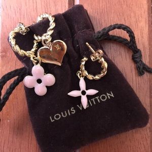 Louis Vuitton Earrings (set of 3)